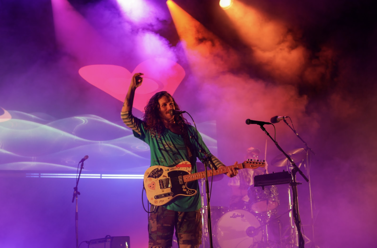 Briston Maroney performing new music from his latest album “JIMMY” at the Laguna Lake Stage at Shabang Music Festival on day two, May 3. 
